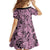 Polynesia Family Matching Puletasi Dress and Hawaiian Shirt Tribal Polynesian Spirit With Pink Pacific Flowers LT9 - Polynesian Pride