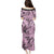 Polynesia Family Matching Puletasi Dress and Hawaiian Shirt Tribal Polynesian Spirit With Pink Pacific Flowers LT9 - Polynesian Pride