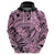 Polynesia Hoodie Tribal Polynesian Spirit With Pink Pacific Flowers LT9 - Polynesian Pride