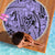 Polynesia Beach Blanket Tribal Polynesian Spirit With Violet Pacific Flowers LT9 - Wonder Print Shop