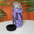 Violet Pacific Flowers Tribal Polynesian Spirit 4 in 1 Can Cooler Tumbler