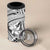 White Pacific Flowers Tribal Polynesian Spirit 4 in 1 Can Cooler Tumbler