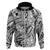 Polynesia Hoodie Tribal Polynesian Spirit With White Pacific Flowers LT9 - Polynesian Pride