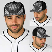 Black Samoa Tribal Chest Tattoo Baseball Net Cap LT9 - Polynesian Pride