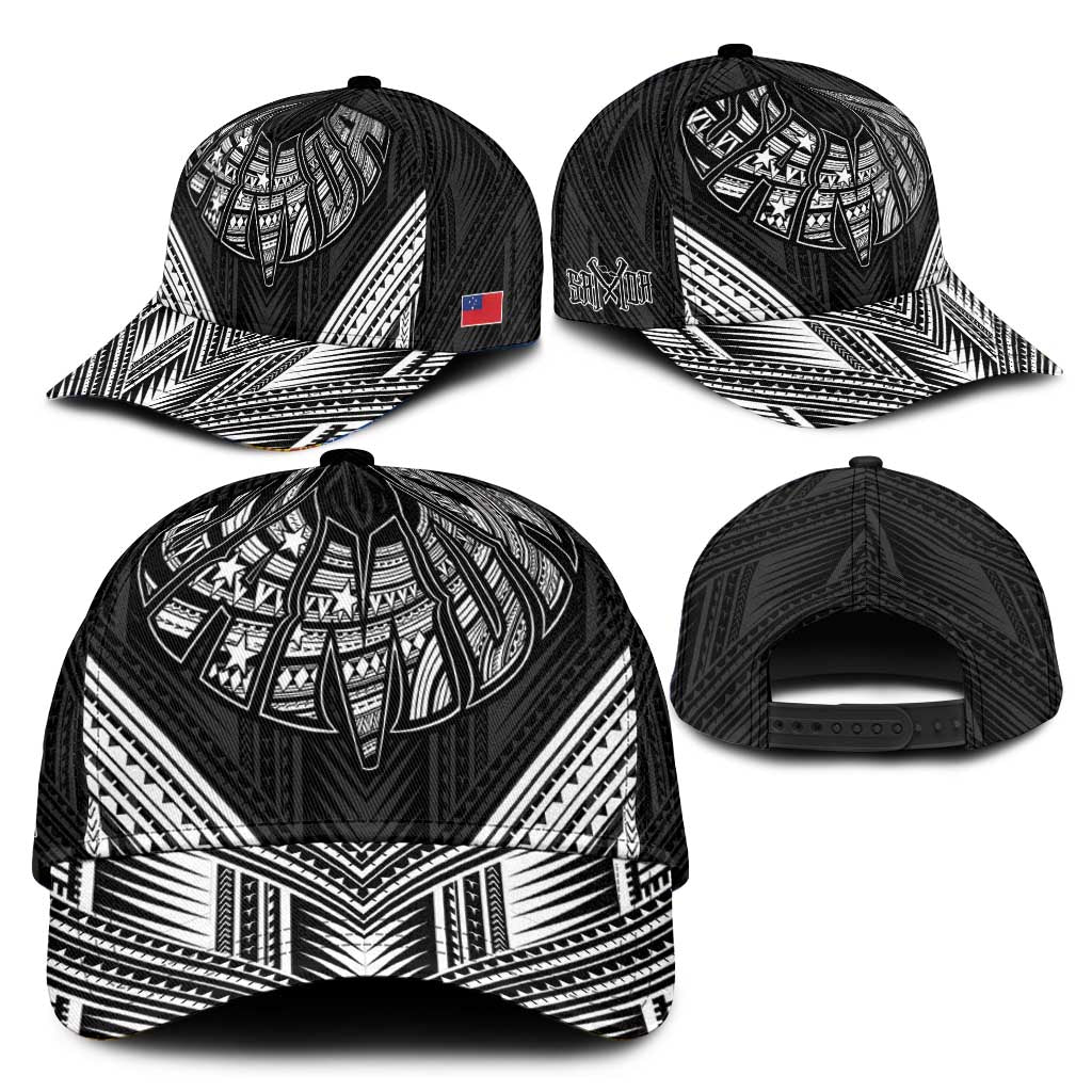 Black Samoa Tribal Chest Tattoo Classic Cap LT9 - Polynesian Pride