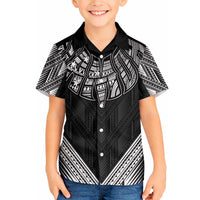 Black Samoa Tribal Chest Tattoo Hawaiian Shirt LT9 - Polynesian Pride