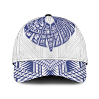White Samoa Tribal Chest Tattoo Classic Cap LT9 Universal Fit White - Polynesian Pride