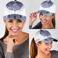 White Samoa Tribal Chest Tattoo Classic Cap LT9 - Polynesian Pride
