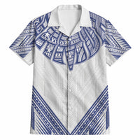 White Samoa Tribal Chest Tattoo Hawaiian Shirt LT9 White - Polynesian Pride