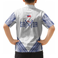 White Samoa Tribal Chest Tattoo Hawaiian Shirt LT9 - Polynesian Pride