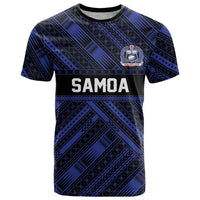 Toa Samoa 40th Anniversary T Shirt Royal Blue Tribal LT9 Blue - Polynesian Pride