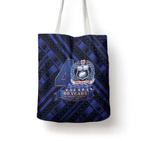 Toa Samoa 40th Anniversary Tote Bag Royal Blue Tribal LT9 - Polynesian Pride
