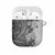 Polynesia AirPods Case Hibiscus Hawaiian Tribal Tattoo Retro Gray - Polynesian Pride