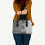 Polynesia Leather Bag Hibiscus Hawaiian Tribal Tattoo Retro Gray - Polynesian Pride