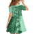 Polynesia Family Matching Tank Maxi Dress and Hawaiian Shirt Hibiscus and Hawaiian Tribal Tattoo Retro Style Green Color LT9 - Polynesian Pride