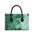Polynesia Leather Bag Hibiscus Hawaiian Tribal Tattoo Retro Green - Polynesian Pride