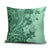 Polynesia Pillow Cover Hibiscus Hawaiian Tribal Tattoo Retro Green - Polynesian Pride