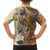 Polynesia Family Matching Tank Maxi Dress and Hawaiian Shirt Hibiscus and Hawaiian Tribal Tattoo Retro Style Tan Color LT9 - Polynesian Pride