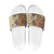 Polynesia Slide Sandals Hibiscus Hawaiian Tribal Tattoo Retro Tan - Polynesian Pride