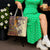 Polynesia Tote Bag Hibiscus Hawaiian Tribal Tattoo Retro Tan - Polynesian Pride