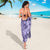 Polynesia Sarong Hibiscus and Hawaiian Tribal Tattoo Retro Style Violet Color LT9 - Polynesian Pride