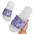Polynesia Slide Sandals Hibiscus Hawaiian Tribal Tattoo Retro Violet - Polynesian Pride