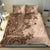 Polynesia Bedding Set Hibiscus and Hawaiian Tribal Tattoo Retro Style Pink Pastel LT9 - Polynesian Pride