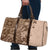 Polynesia Travel Bag Hibiscus Hawaiian Tribal Tattoo Retro Pink Pastel - Polynesian Pride