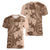 Polynesia Women V Neck T Shirt Hibiscus and Hawaiian Tribal Tattoo Retro Style Pink Pastel LT9 - Polynesian Pride
