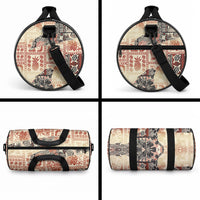 Hawaii Duffle Bag Aloha Tribal Pattern Beige Version LT9 - Polynesian Pride