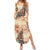 Hawaii Summer Maxi Dress Aloha Tribal Pattern Beige Version LT9 Women Beige - Polynesian Pride