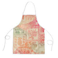 Hawaii Sweat Pink Ombre Apron Aloha Tribal Pattern - Polynesian Pride