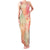 Hawaii Family Matching Tank Maxi Dress and Hawaiian Shirt Aloha Tribal Pattern Sweat Pink Ombre LT9 Mom's Dress Pink - Polynesian Pride