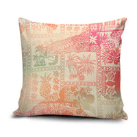Hawaii Sweat Pink Ombre Pillow Cover Aloha Tribal Pattern - Polynesian Pride