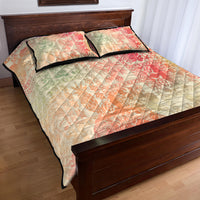 Hawaii Quilt Bed Set Aloha Tribal Pattern Sweat Pink Ombre LT9 - Polynesian Pride