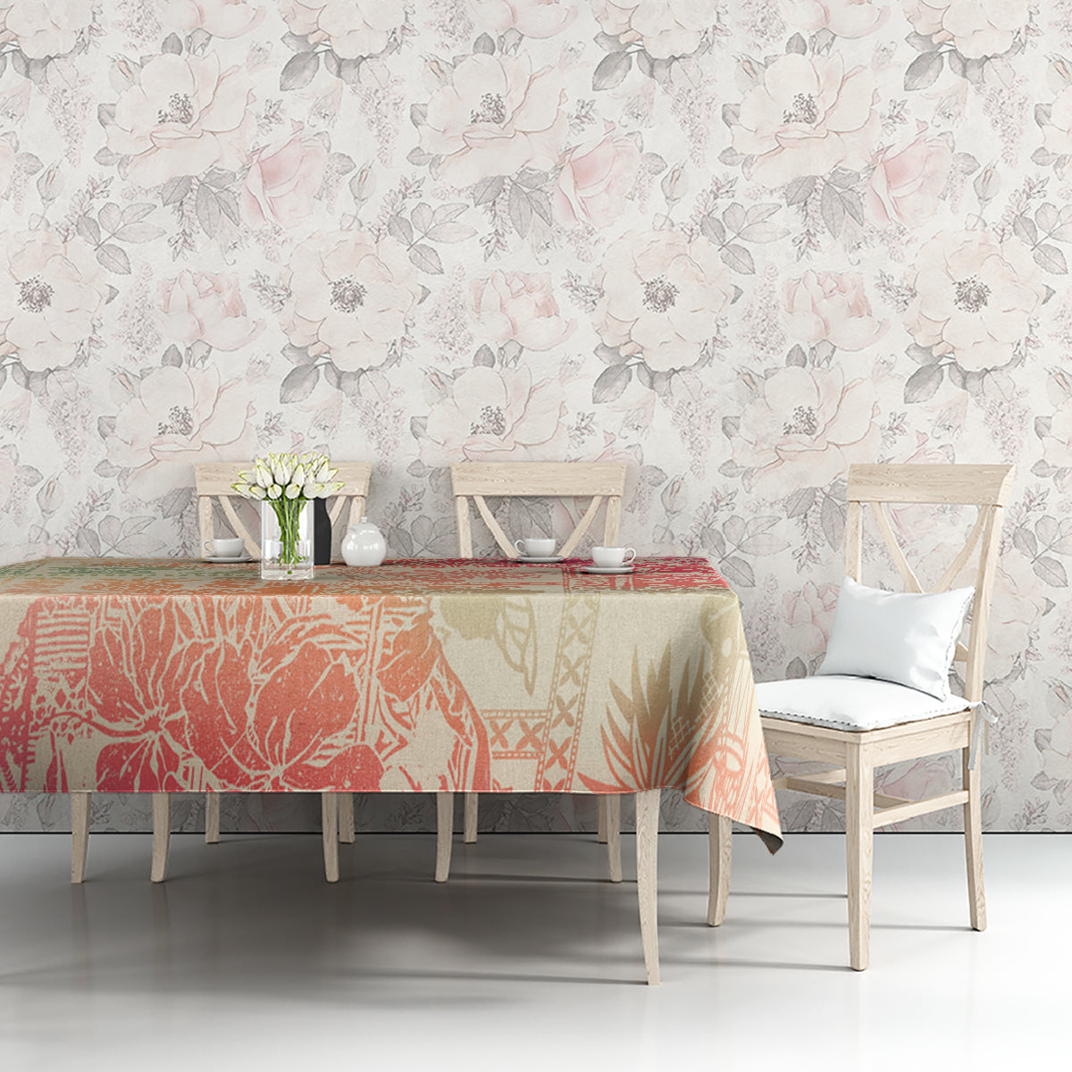 Hawaii Tablecloth Aloha Tribal Pattern Sweat Pink Ombre LT9 - Polynesian Pride