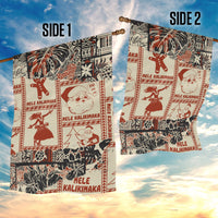 Aloha Hawaii Christmas Garden Flag Mele Kalikimaka Tapa Tribal Retro Style LT9 - Polynesian Pride