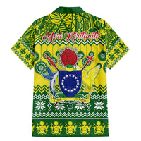 Cook Islands Christmas Family Matching Mermaid Dress and Hawaiian Shirt Santa Beach Meri Kiritimiti LT9 - Polynesian Pride