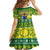 Personalised Cook Islands Christmas Family Matching Tank Maxi Dress and Hawaiian Shirt Santa Beach Meri Kiritimiti LT9 - Polynesian Pride