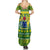 Personalised Cook Islands Christmas Summer Maxi Dress Santa Beach Meri Kiritimiti LT9 - Polynesian Pride