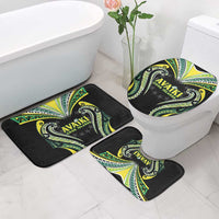 Rugby Cook Islands Avaiki Bathroom Set Black Kuki Airani Tribal Maori Inspired LT9 - Polynesian Pride