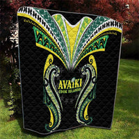 Rugby Cook Islands Avaiki Quilt Black Kuki Airani Tribal Maori Inspired LT9 - Polynesian Pride