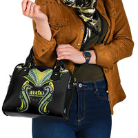 Rugby Cook Islands Avaiki Shoulder Handbag Black Kuki Airani Tribal Maori Inspired LT9 - Polynesian Pride