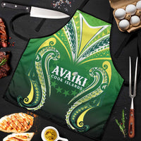 Rugby Cook Islands Avaiki Apron Green Kuki Airani Tribal Maori Inspired LT9 Green - Polynesian Pride