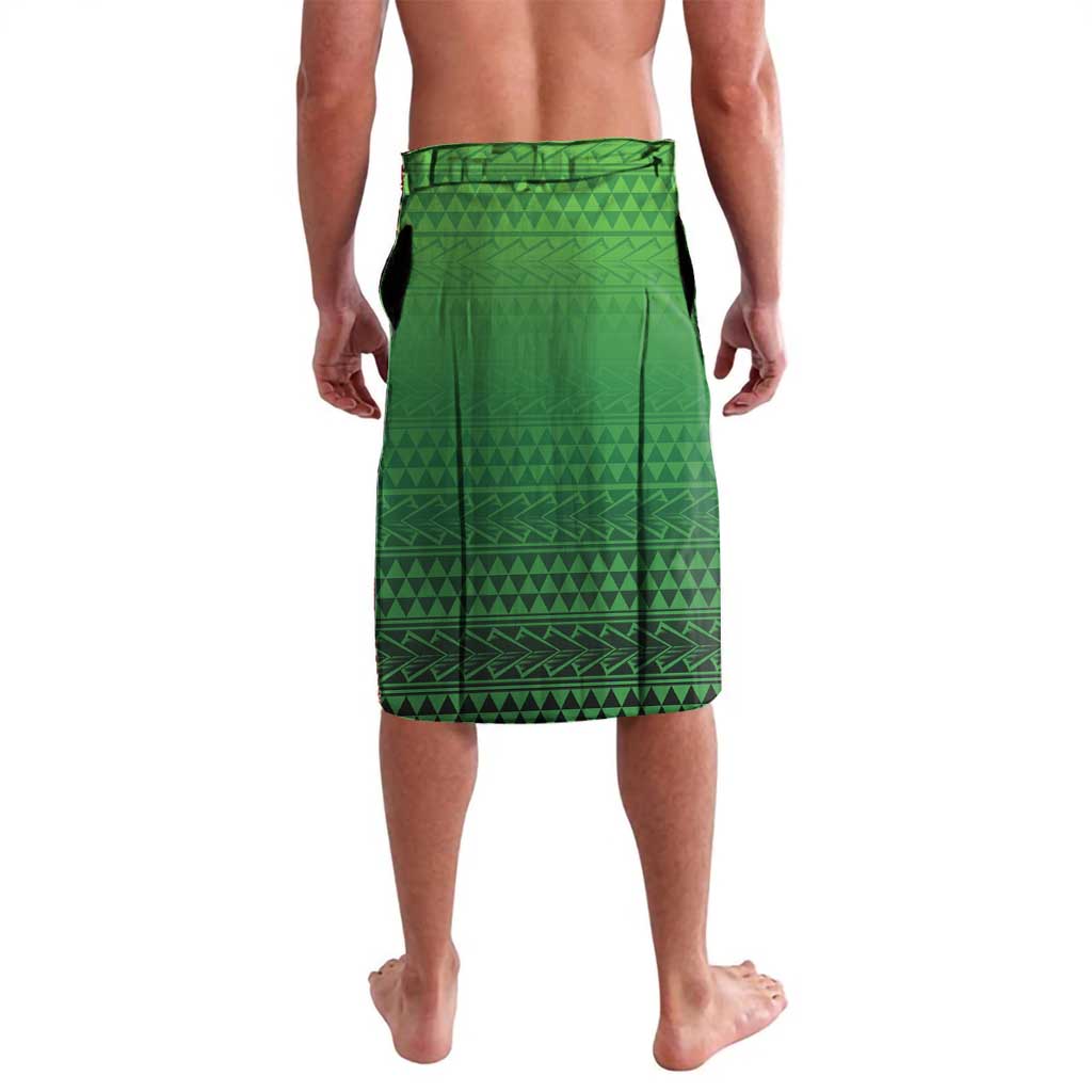 Custom Rugby Cook Islands Avaiki Lavalava Green Kuki Airani Tribal Maori Inspired LT9 - Polynesian Pride