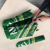 Rugby Cook Islands Avaiki Umbrella Green Kuki Airani Tribal Maori Inspired LT9 - Polynesian Pride