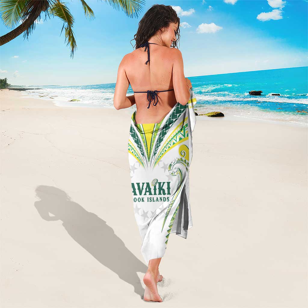 Rugby Cook Islands Avaiki Sarong White Kuki Airani Tribal Maori Inspired LT9 - Polynesian Pride