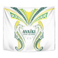 Rugby Cook Islands Avaiki Tapestry White Kuki Airani Tribal Maori Inspired LT9 - Polynesian Pride