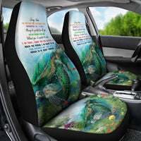 Polynesia Mother's Day Car Seat Cover Magnificent Sea Turtle Of Love and Gratitude