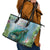 Polynesia Mother's Day Leather Tote Bag Magnificent Sea Turtle Of Love and Gratitude